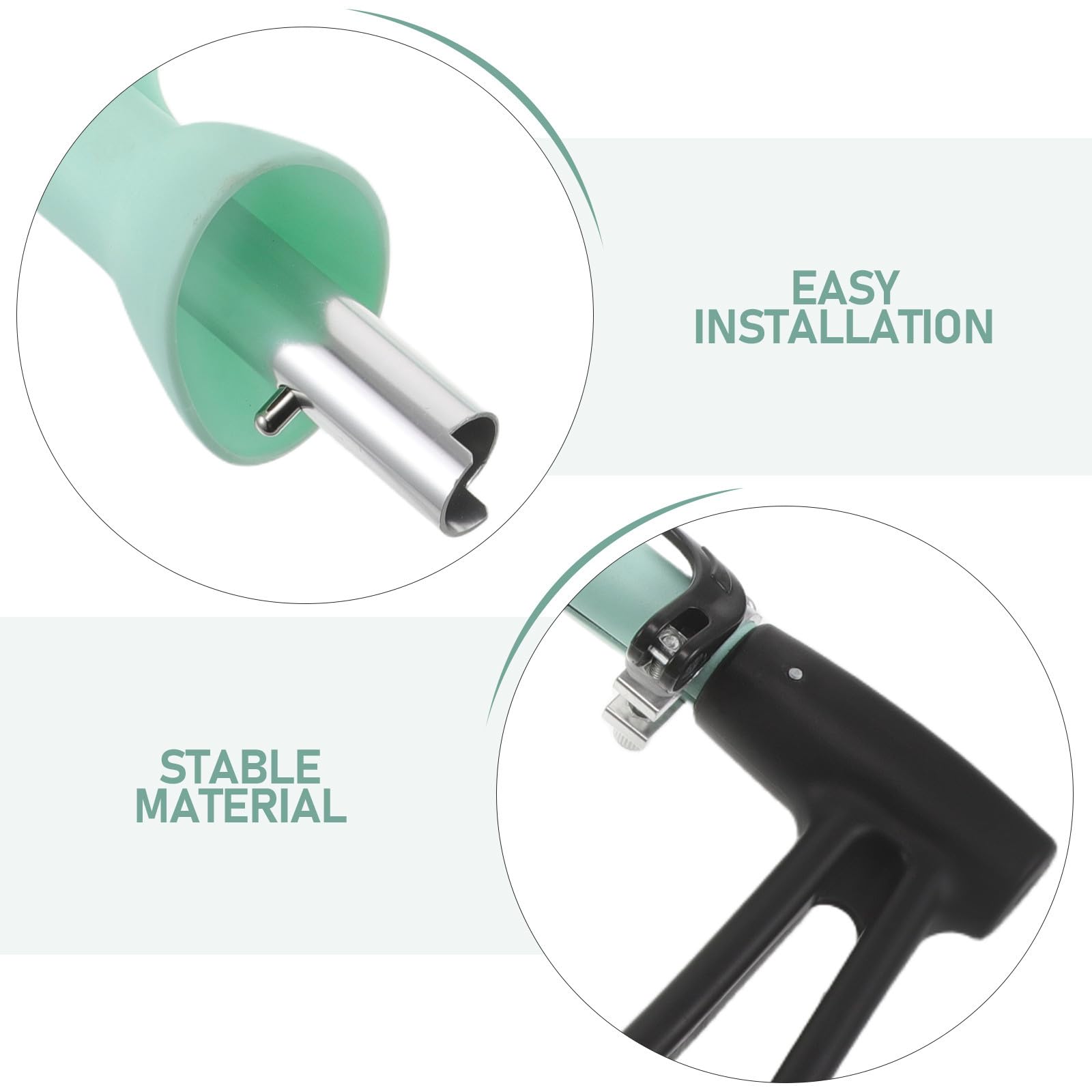 SUPVOX Tige de Rechange en Plastique pour Poussette, Trottinette Pliable, poignée de poussée, Guidon de Poussette, poignée de Traction, réparation pour bébé, pièces détachées pour Voiture