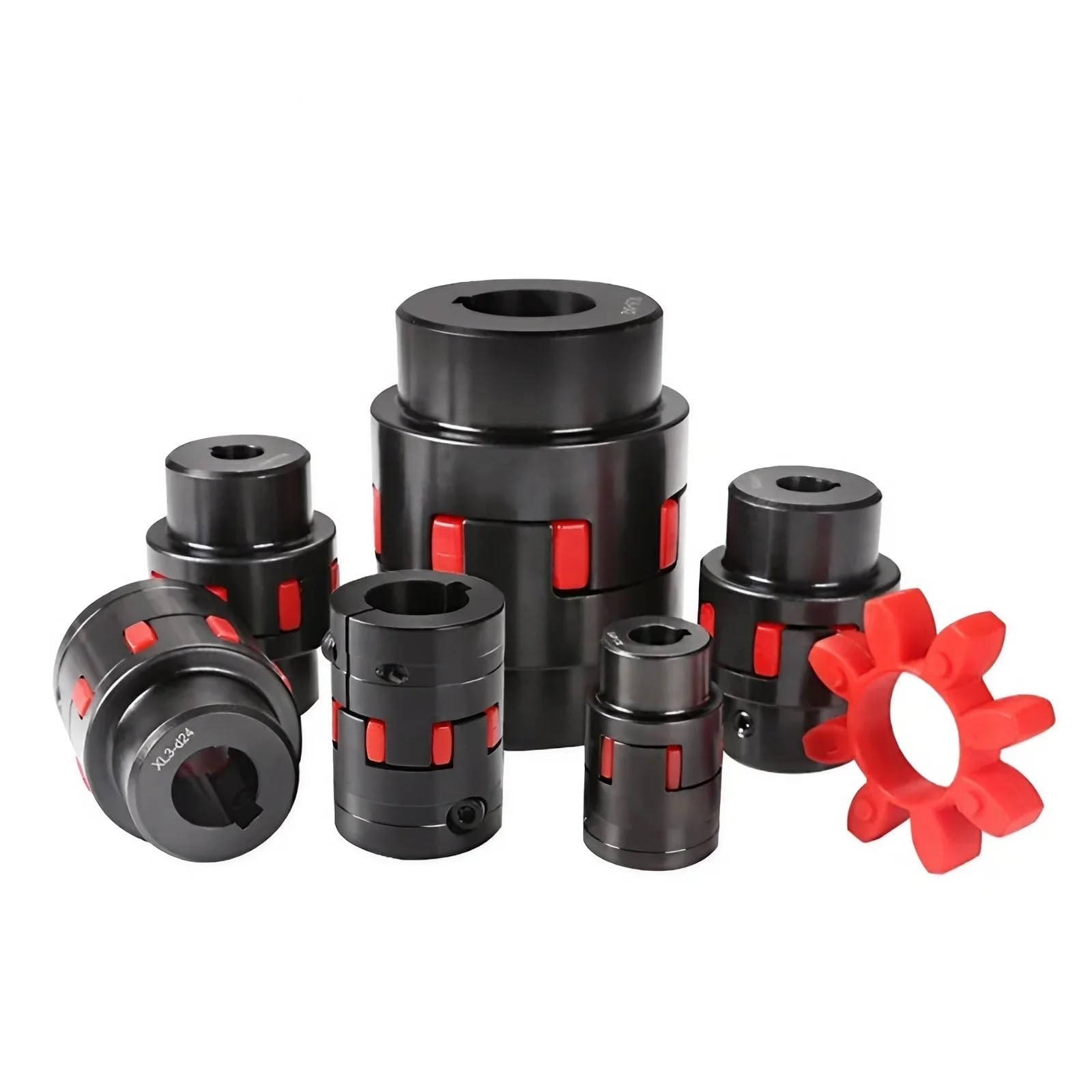 Coupleur d'arbre flexible en acier for moteur CNC XL2 D54L78 14/15/16/20/22/25 mm, 1 pièce(14x22)