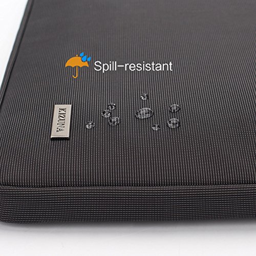KIZUNA Laptop Sleeve Computer Case 15.6 Inch Water Resistant Bag for 16\" MacBook Pro/15.6\" Lenovo Yoga 720 730/Flex 4/Ideapad 330/Dell XPS 15/HP Envy x360 15 2020/ASUS ROG/Dell G3 15/Samsung,Black