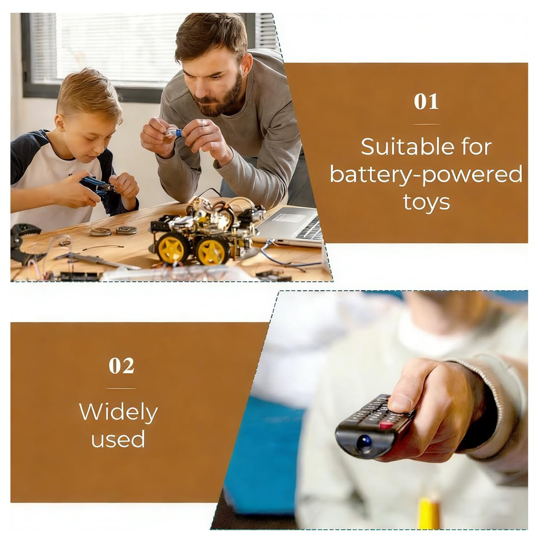 HAGNA 24 Set Positivo A Negativo Molla Contatto Piastra, 24 Pezzi Aa Batteria Piastra 28Mmx11Mm E 24 Coppie Aa Batteria Piastra 13Mmx11Mm