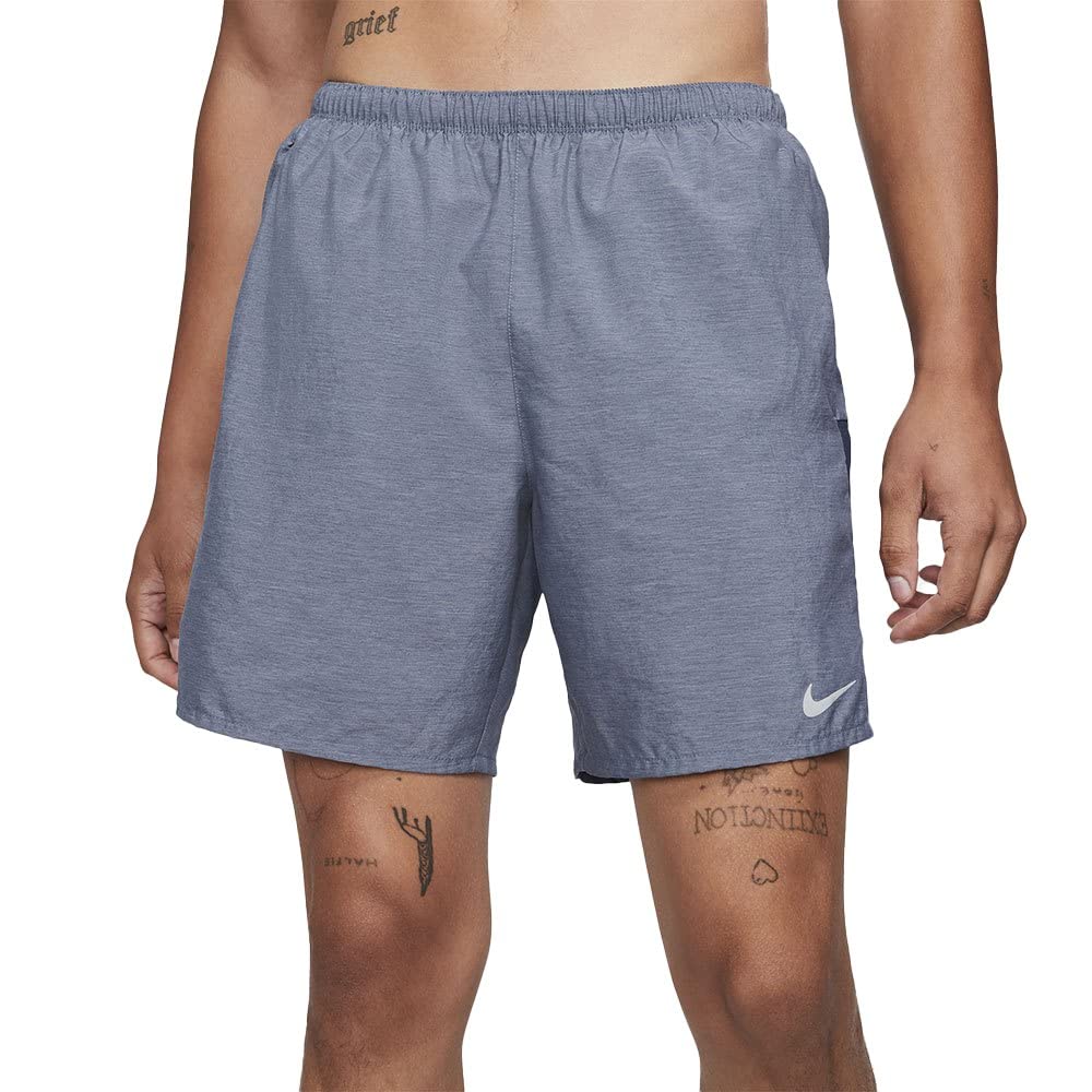 Nike Challenger Men's Brief-Lined Running Shorts (Obsidian, Large)