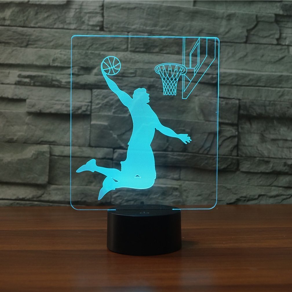 3D Volleyball Nachtlicht Mit Fernbedienung – 16 Farben, USB-Betrieb, Optische Täuschung LED Lampe Für Kinder & Dekoration