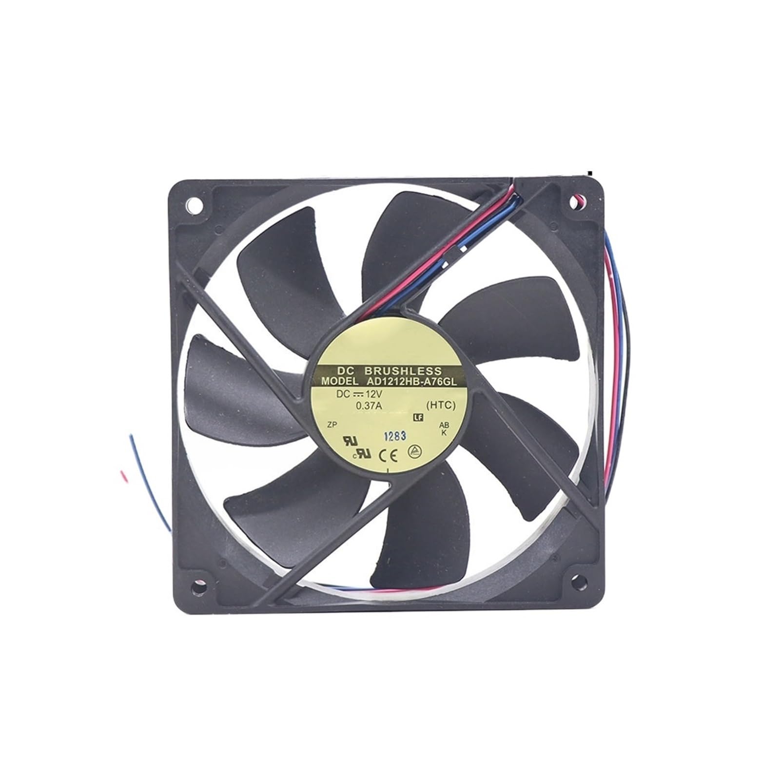 YLPWKMVZ Axial flow cooling fan 12VDC 0.37A 120 * 120 * 25MM AD1212HB-A76GL 3-wire