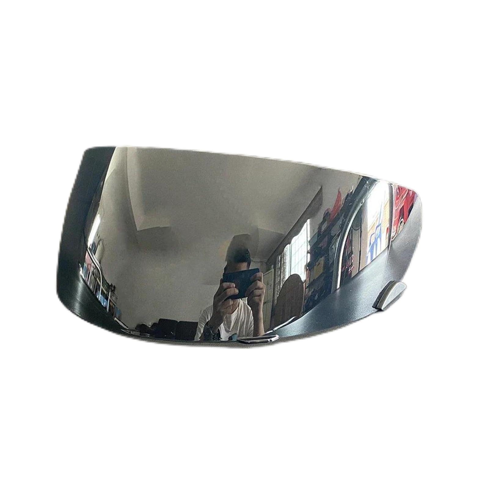 Xyjtc Unisex Deep Smoke Motorcycle Helmet Visor Lens, For Bell Qualifier Dlx Mips Motorcycle Windshield Shield Anti-Uv(Clear)(Deep Smoke)
