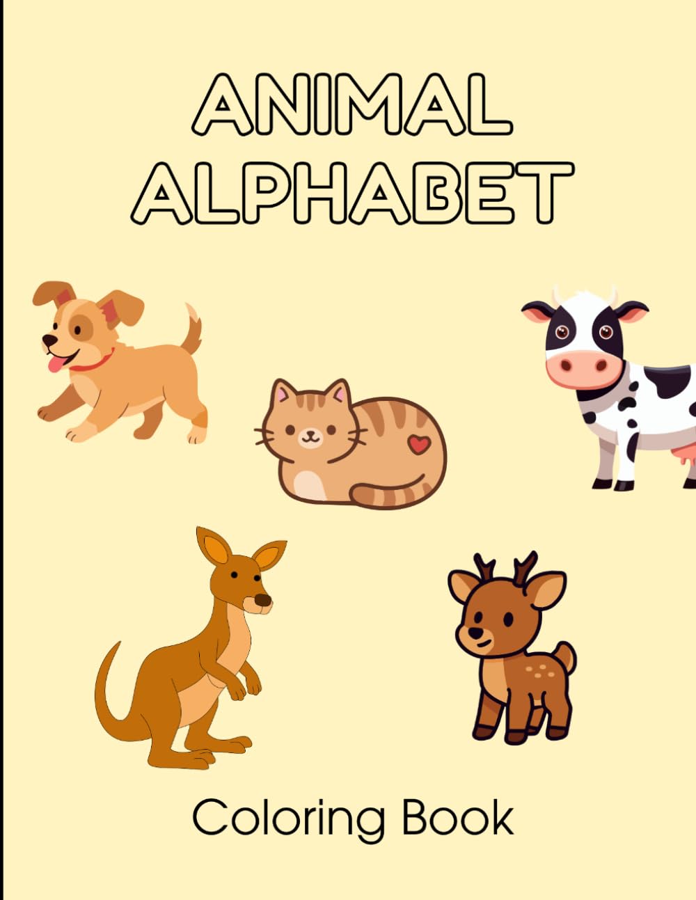 Animal Alphabet Coloring Book for Kids