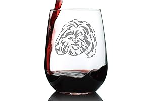 Shih Tzu Face Stemless Wine Glass: A Paw-fect Gift for Shih Tzu Lovers
