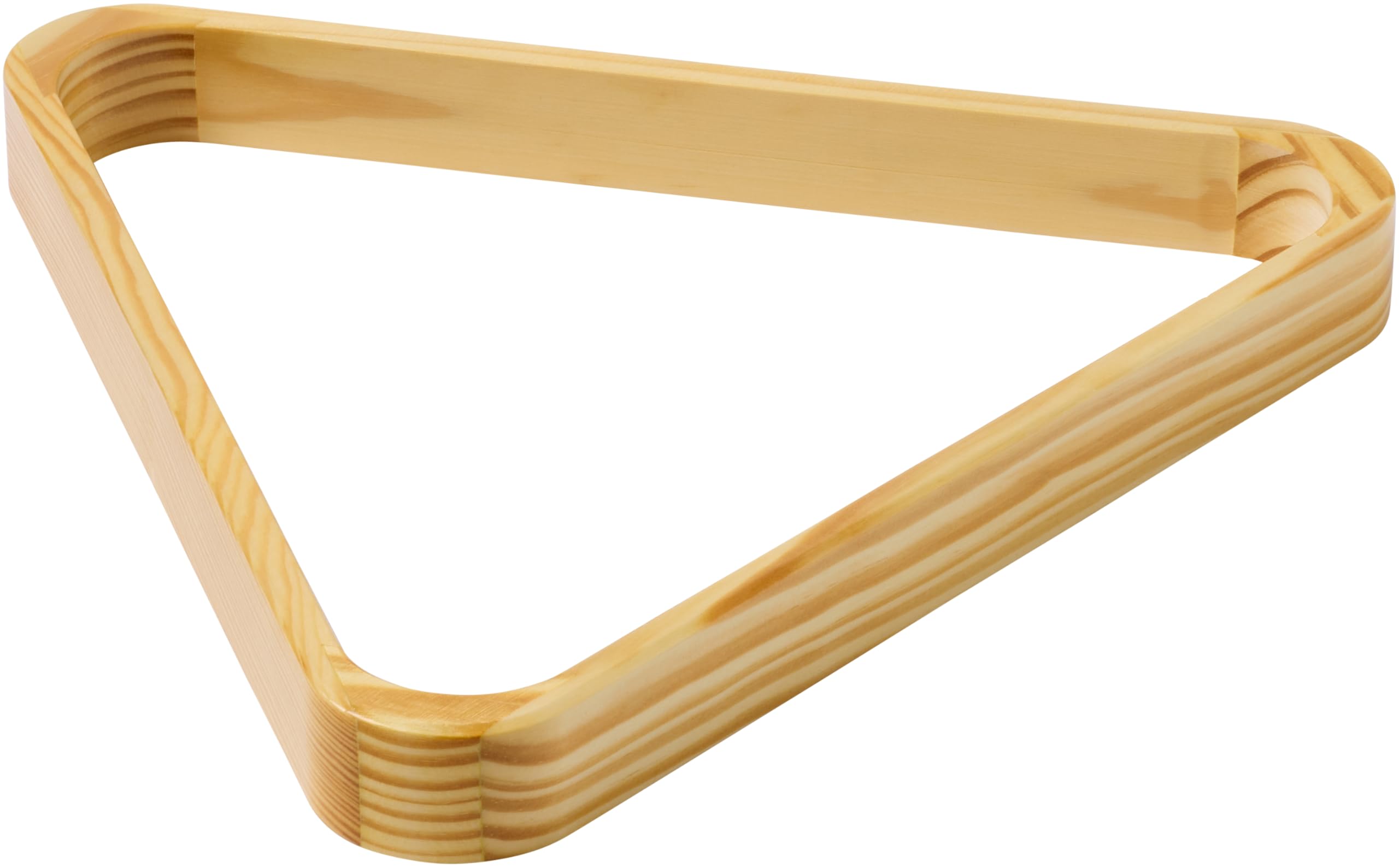 POWERGLIDE Snooker Pool Billiards Triangle Ball Rack 15 Ball Capacity Natural Wood