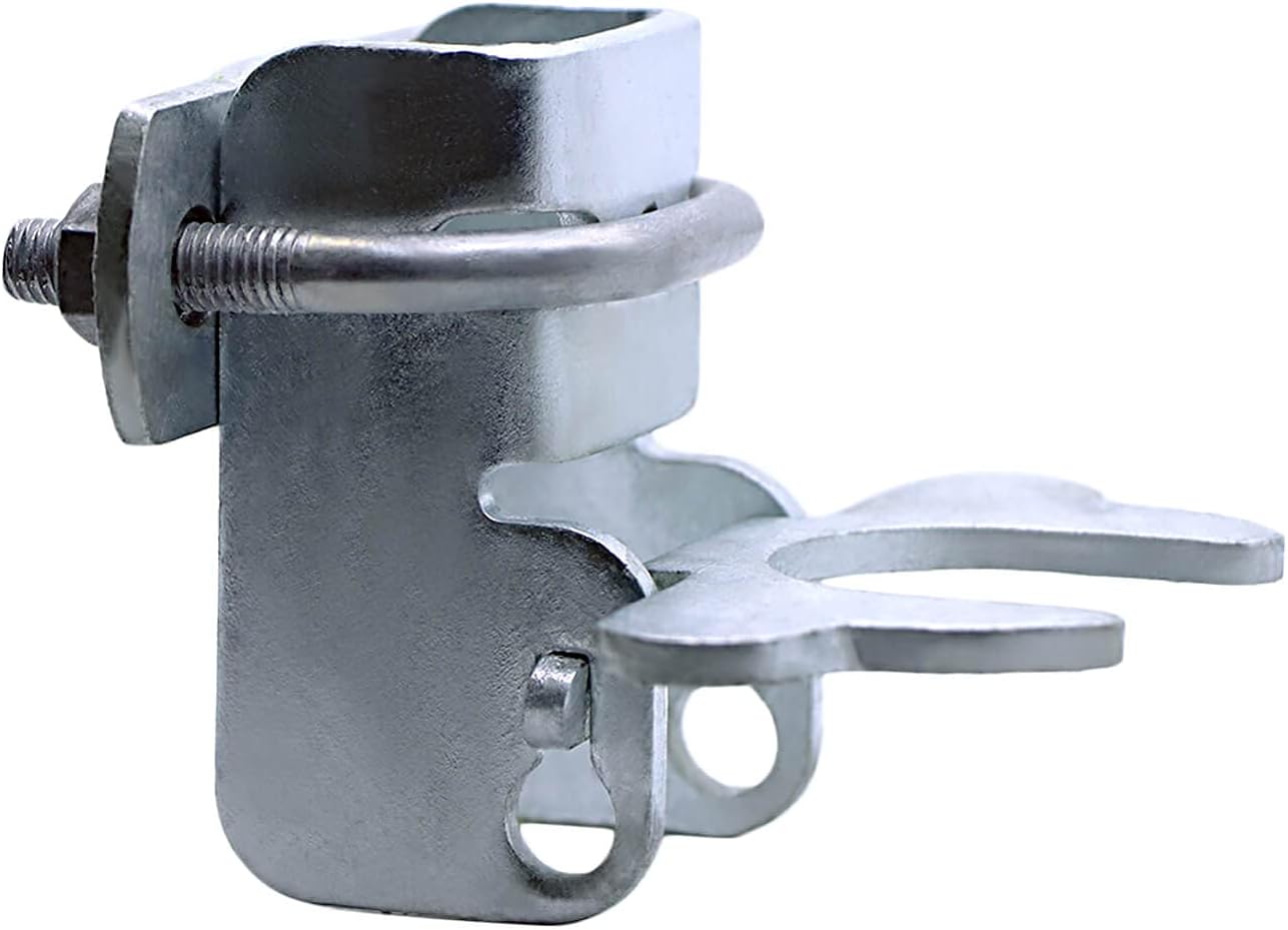 1-3/8” x1-3/8” Kennel Gate Latch for Dog Kennel, Chain Link Fence Latch Hardware, Galvanized Steel