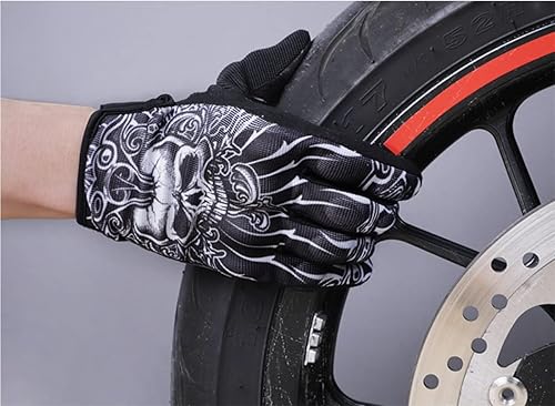 Miniatura 5 de Skull Motorcycles Cycling Gloves Bike Racing Bicycles MTB Full Finger Gloves for Men Women & Mountaineering