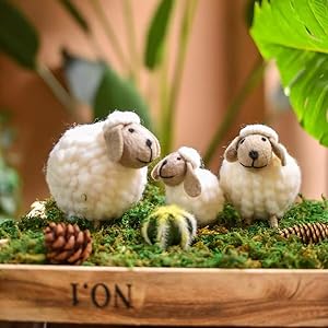 Cute Farm LambSheep Decoration Christmas Hanging Ornament Sheep Plush Christmas Tree Decorations