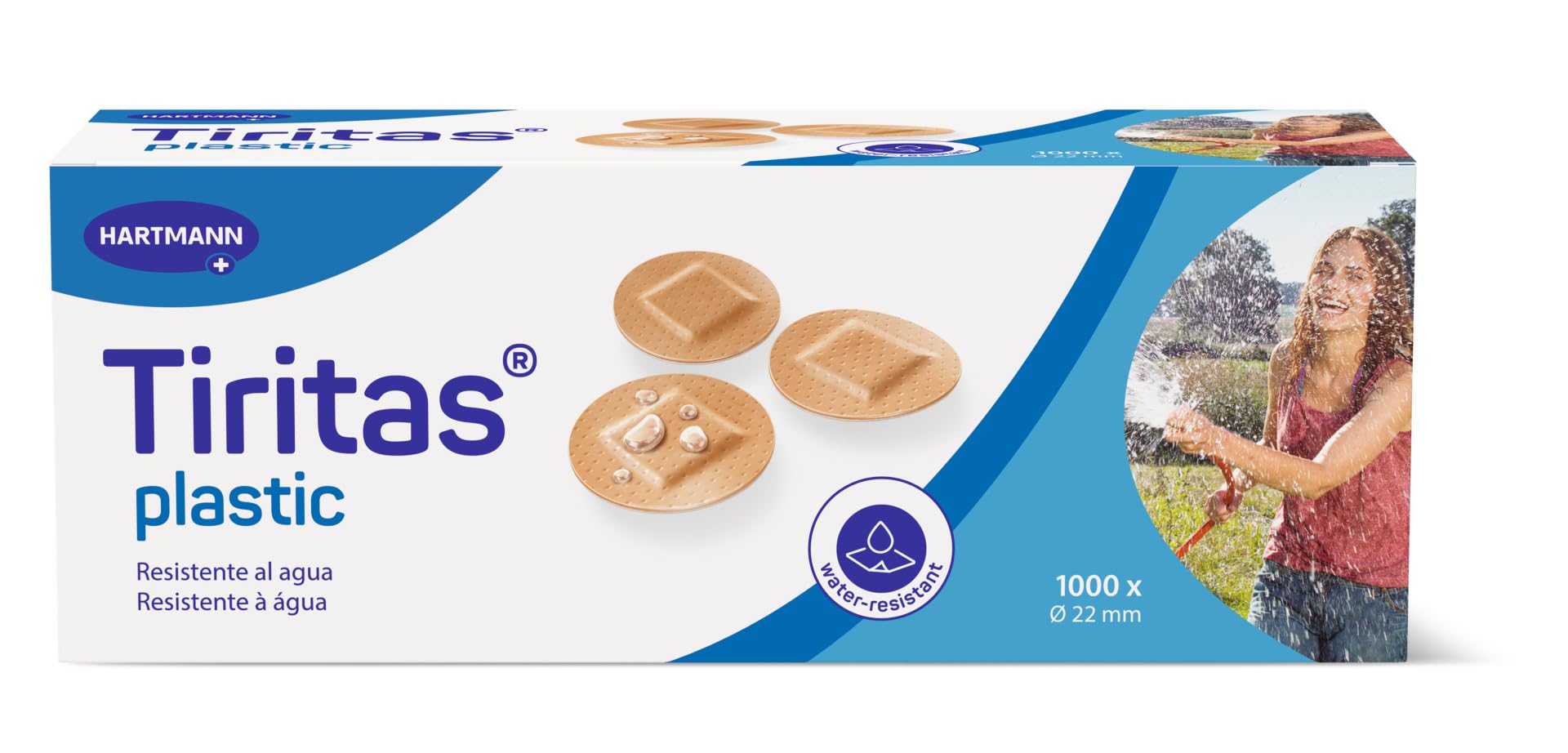 TIRITAS PLASTIC REDONDAS 1000 UDS