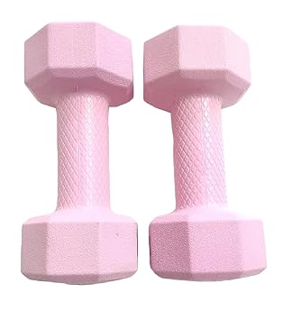 XX XONEX PVC Dumbbells Pack of 2 for Home Gym Equipment |Gym Exercise|Home Workout | Fitness Kit|Dumbbells Weights for Whole Body Workout - image, photos