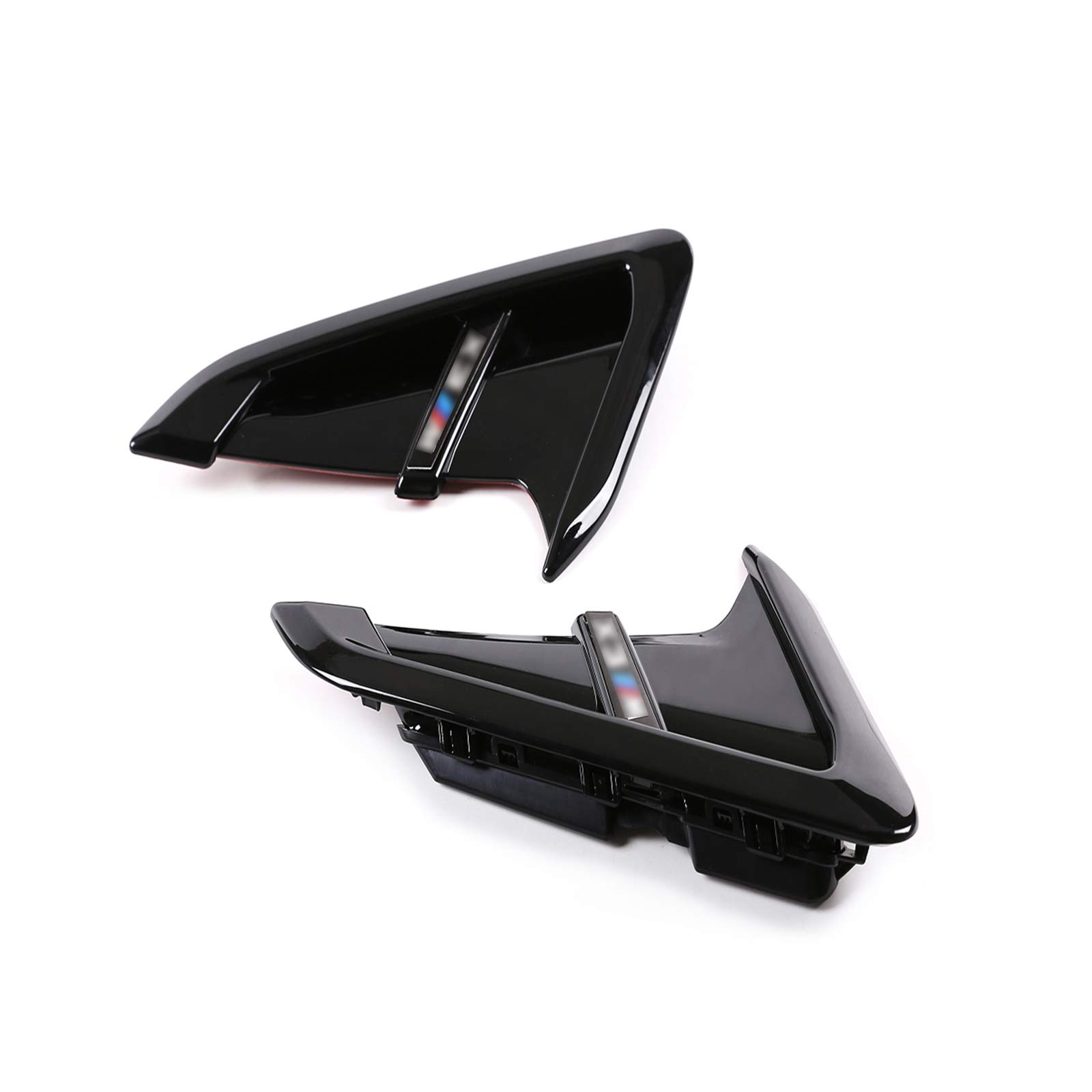 Garnitures Grille D'aération Latérale Noir Brillant Pour BMW X3 X4 G01 G02 X3M X4M 2018-2021 – Déco Extérieure Style Sport - 7