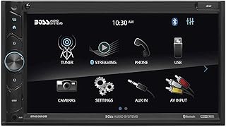 BOSS Audio Systems BV9395B Car Stereo – Double Din, 6.95 Inch Touchscreen, Bluetooth, No CD DVD Player, Radio Receiver, A-Link (Screen Mirroring)