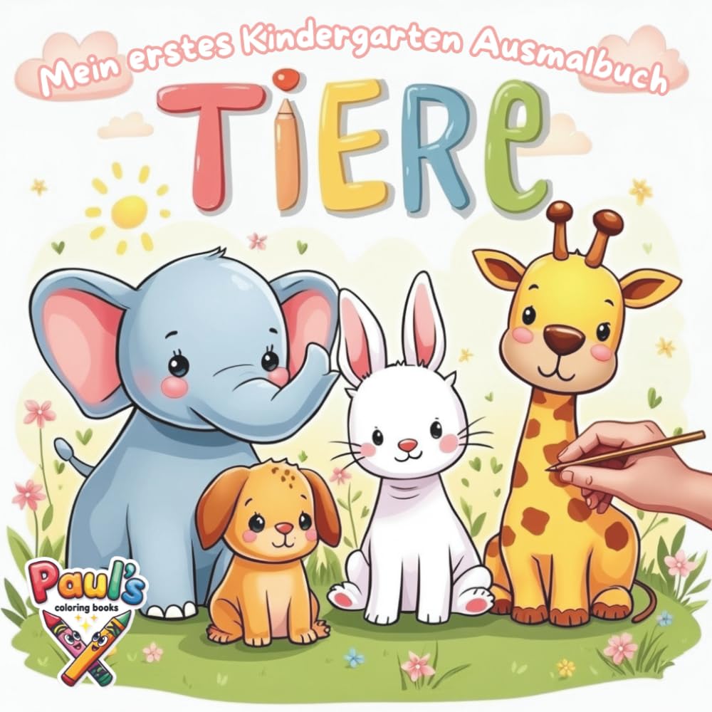 Mein erstes Kindergarten Ausmalbuch - Tiere