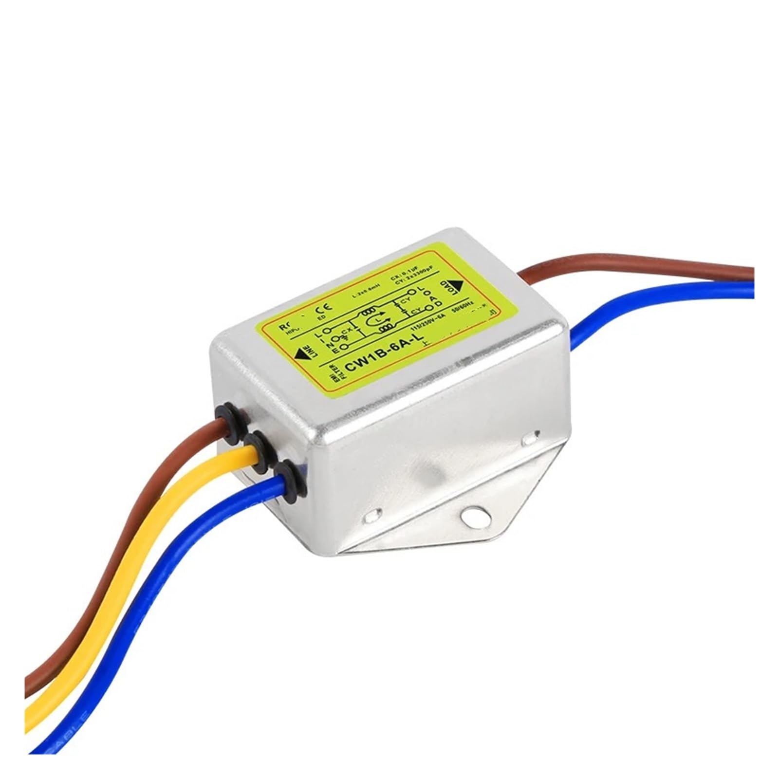 YTMJPQQJI AC 220V Power Filter line Audio Purifier CW1B-L 1A 3A6A10A(CW1B-6A-L)