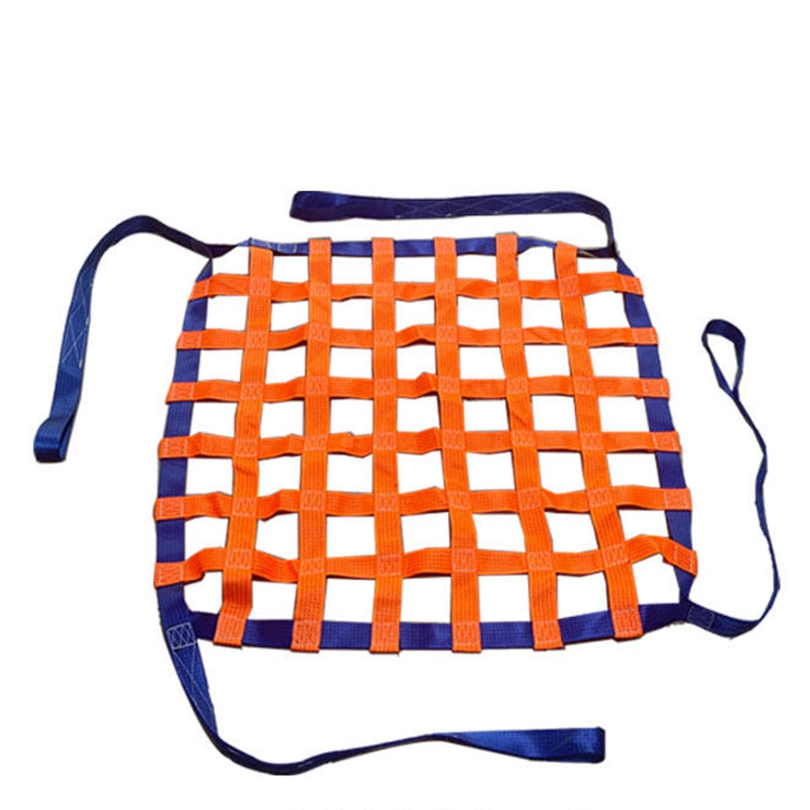 GUODDM Lifting Hoisting Net - Safety Lift Straps, Flat Nylon Sling Hoisting Nets, Cargo Truck Bed Net, For Wharf, Port, Freight, Construction Material Handling(1.5 X 1.5M/Mesh 10cm/Load 500kg)