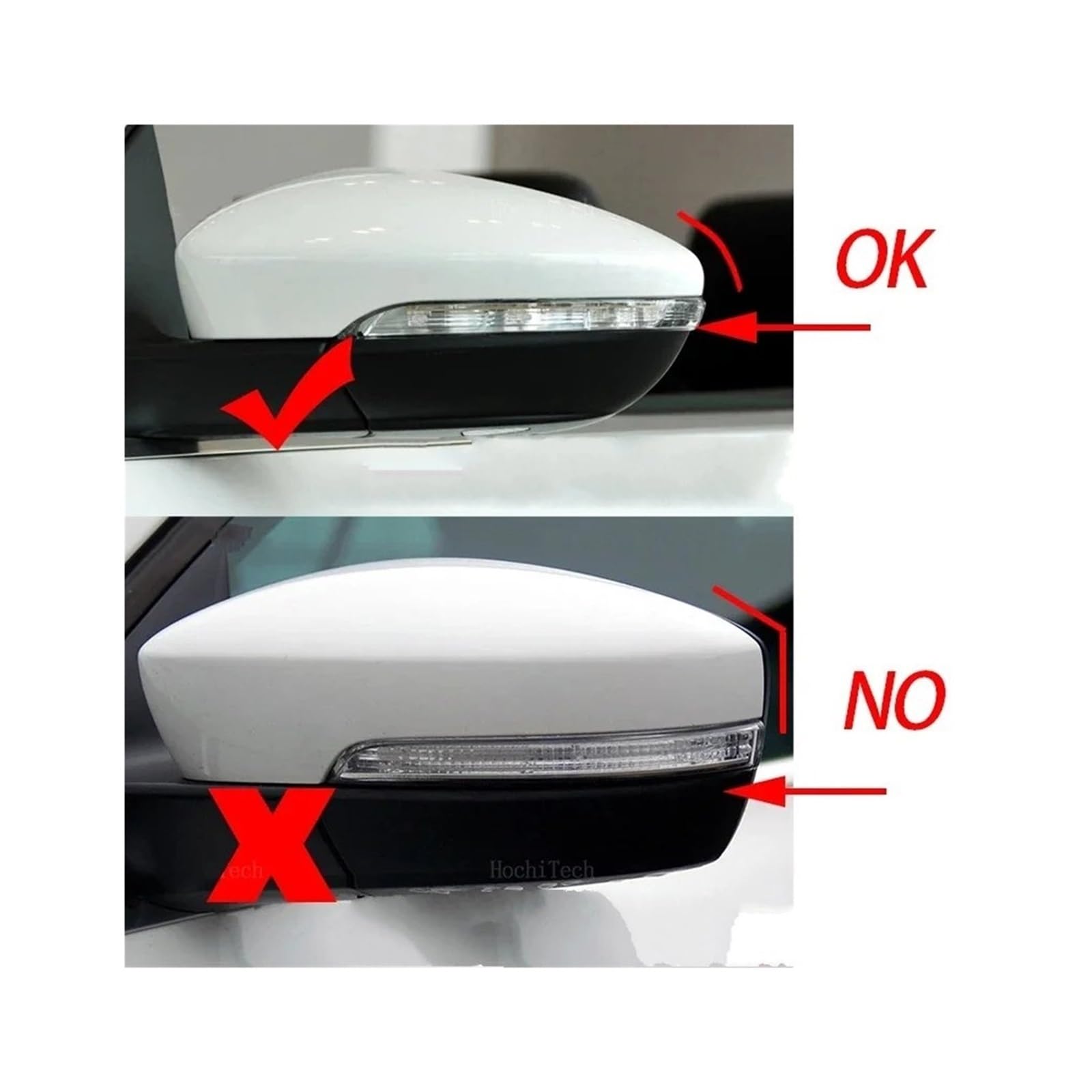 Osłona lusterka bocznego Do JETTA MK6, Passata B7, Scirocco, Beetle'a, CC, osłona lusterka wstecznego z włókna węglowego(Carbon Fiber Look)