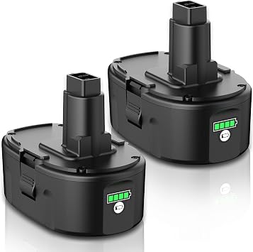 2Pack 8.0Ah Replacement for Dewalt 18V XRP Lithum Battery Compatible with 18 Volt DC9096 DC9098 DC9099 DW9095 DW9096 DW9098 DW9099 DE9039 Cordless Power Tools Not for NiCd/NiMH Chargers