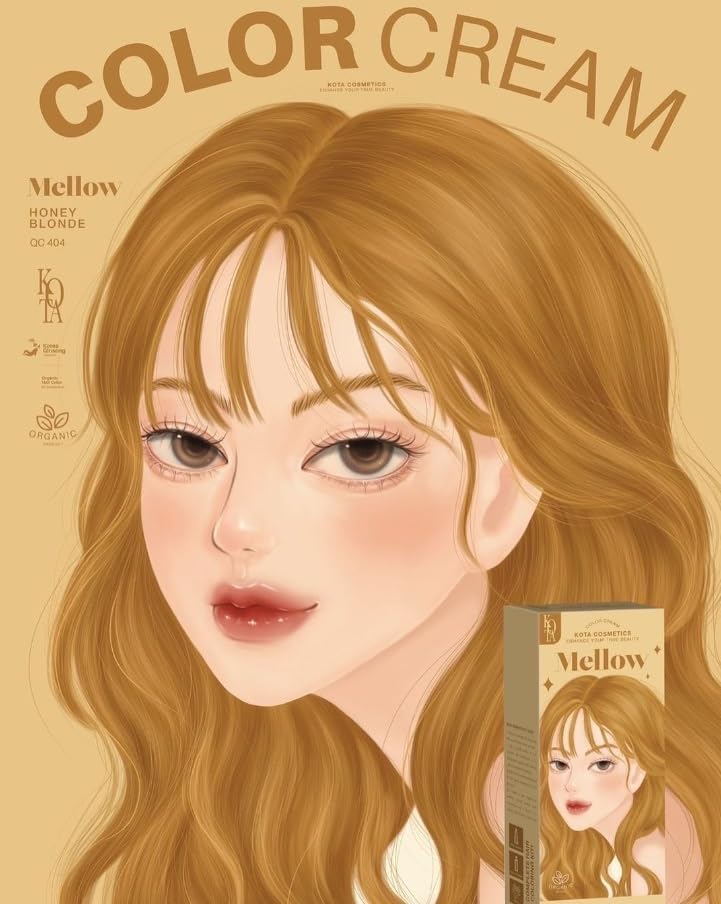 Kota Color Cream Hait Color Organic (Mellow (Honey Blonde)), 6.76 Ounce (Pack of 1) image 3
