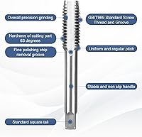 Vista 4 de Rocaris Llave de trinquete ajustable con mango en T + 5 piezas M3-M8 rosca métrica de rosca métrica