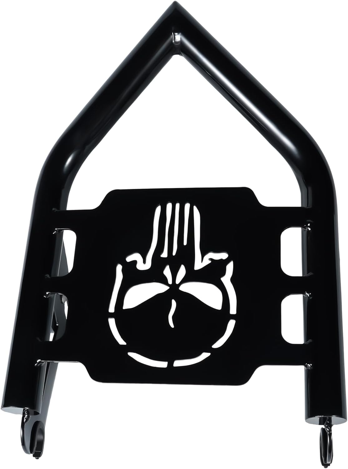 Detachable Two Up Luggage Rack Backrest Sissy Bar Luggage Rack Fit Harley Touring Electra Glide Road King Street Glide Road Glide 2014+ (Style B)