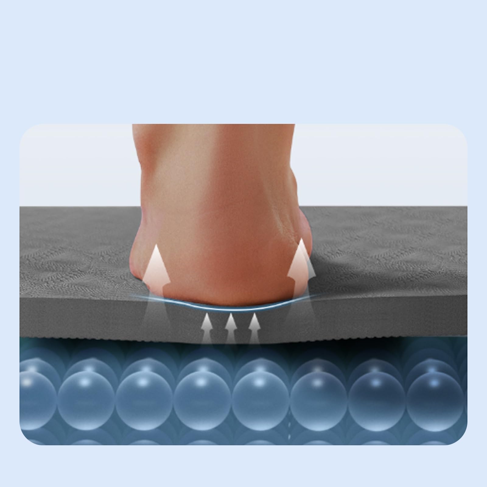 Plegable Viajes Esterilla de Yoga Ecologica PortáTil Pilates Mat Multifuncional Ligera Esterilla Entrenamiento para Casa Gimnasio Estiramientos AeróBics Hombre/Mujer