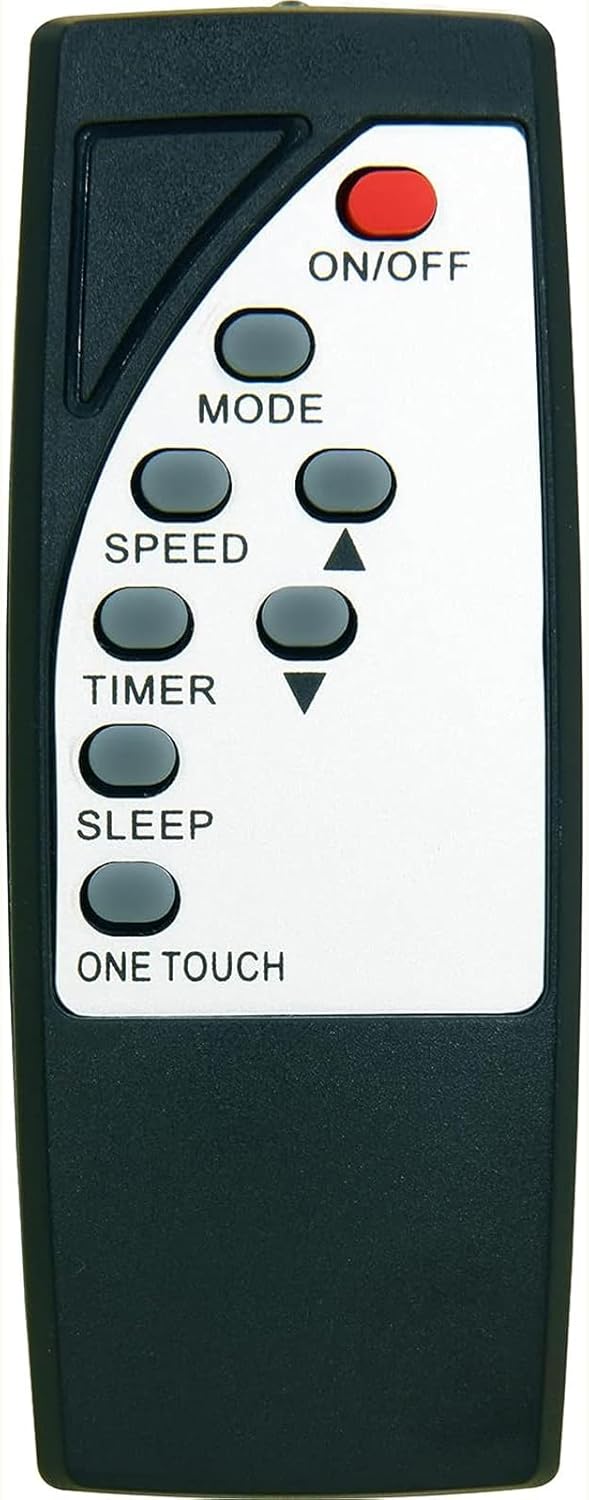 Front view of the GENGQIANSI Replacement Remote Control showing all buttons and their labels.