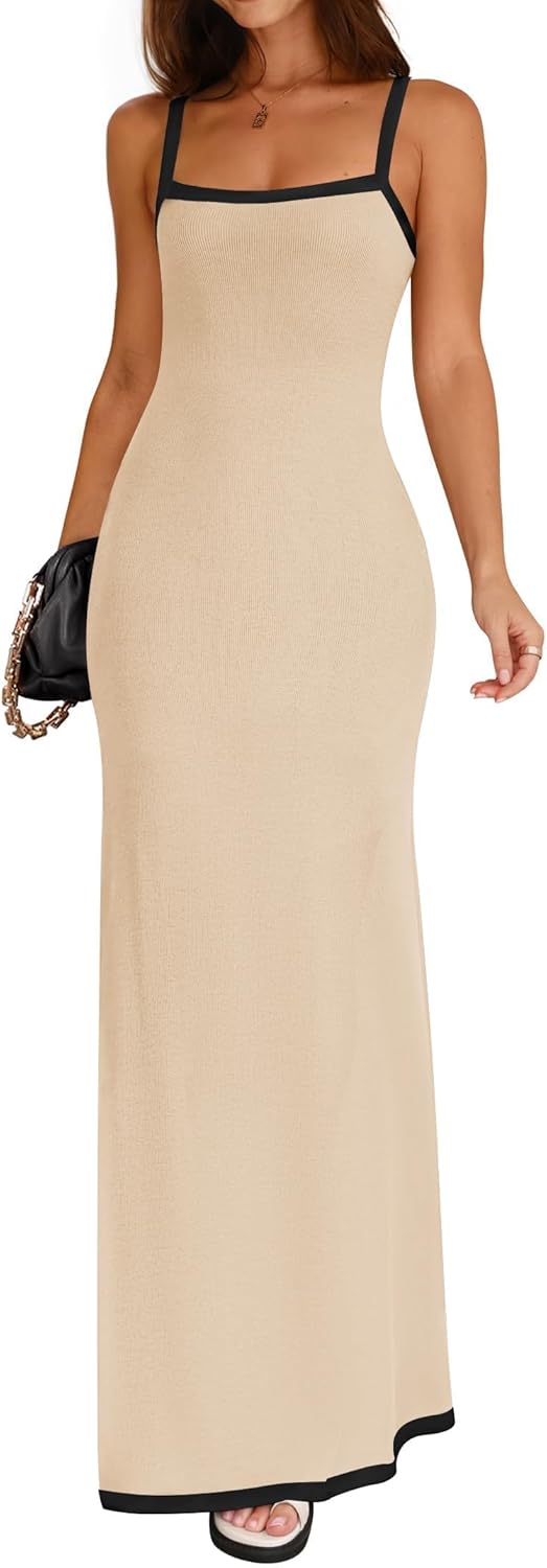 ZESICA Women's Summer Maxi Dress Lightweight Long Beach Dresses