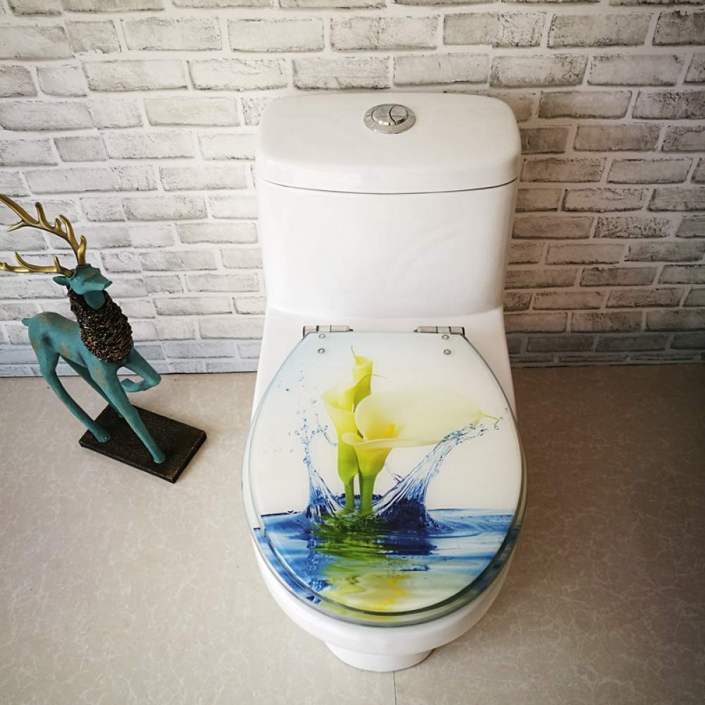 Abattant WC Lotus universel blanc taille standard 40-48 x 33-38 cm