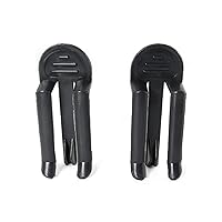 Vista 1 de RLECS 10 Uds. Práctica Bote De Basura Clip De Basura Cesta De Basura De Plástico PP Abrazadera De Bolsa De Basura 3.35x1.26 Pulgadas