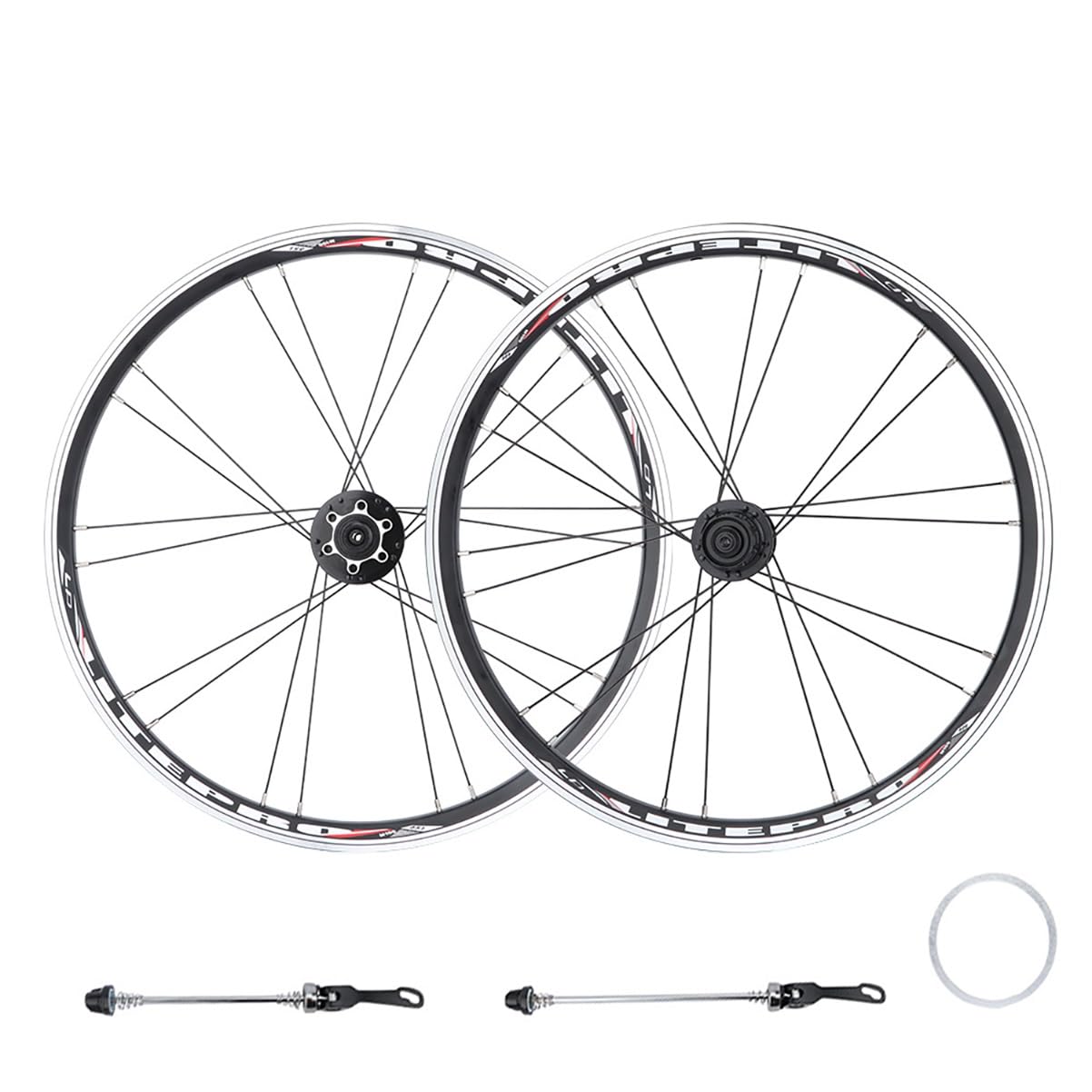 Roues 20 pouces 406/451 pour vélo pliant et BMX avec freins à disque