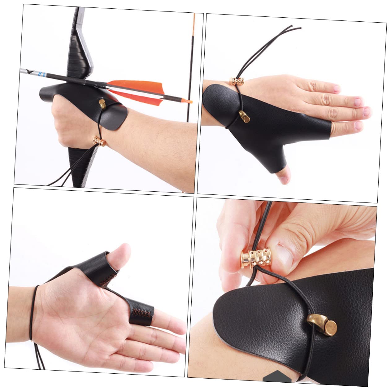 KOMBIUDA Arrow Finger Cover Protective Gear Comfortable Hand Protector Holder
