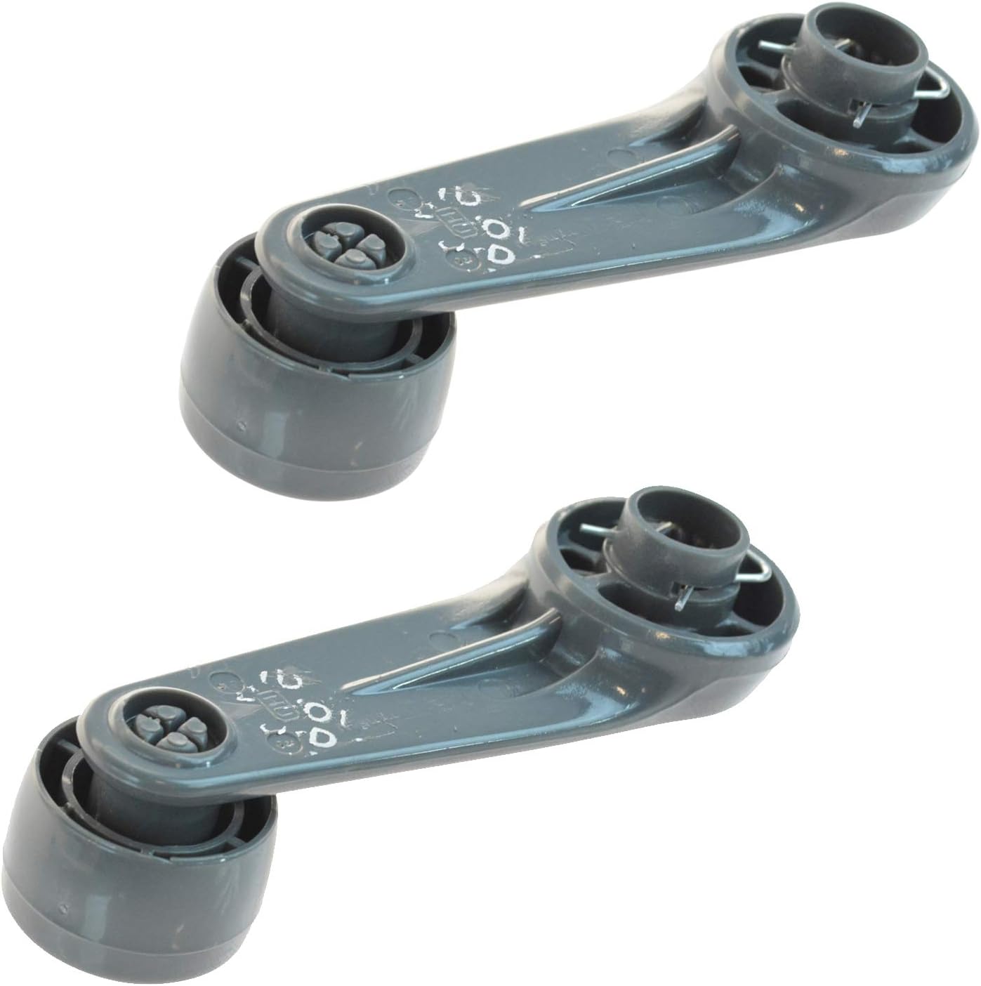 TRQ Window Crank Handle Set Gray