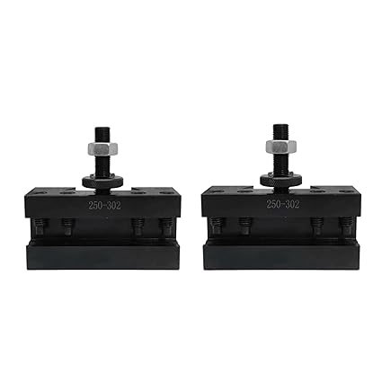 2Pcs CXA#2 QUICK CHANGE TURNING FACING & BORING TOOL POST HOLDER 250-302