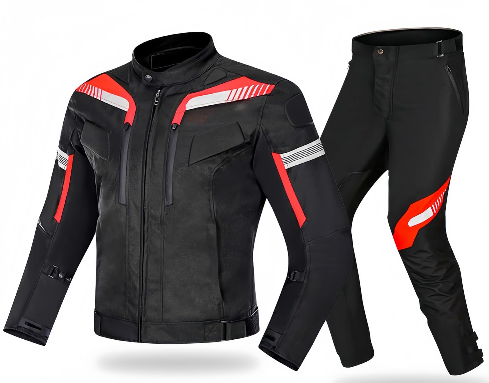 Męski strój rowerowy męski motocykl odblaskowy kombinezon wyścigowy motocyklowy zimowy wodoodporny ciepły kombinezon wyścigowy odporny na upadek