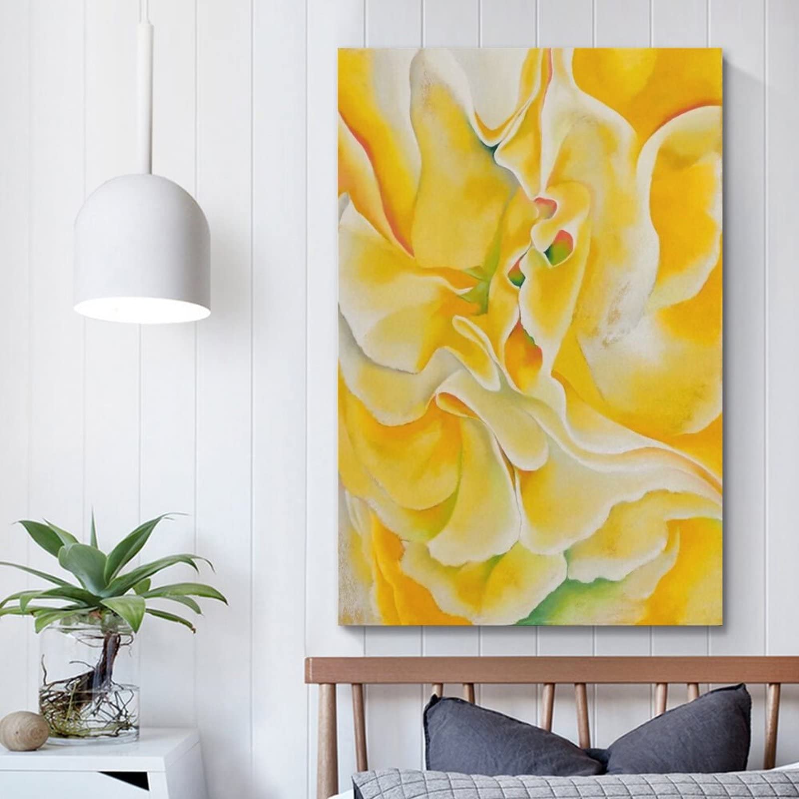 Amazon.com: Yellow Sweet Peas By Georgia O'Keeffe Painter Artwork