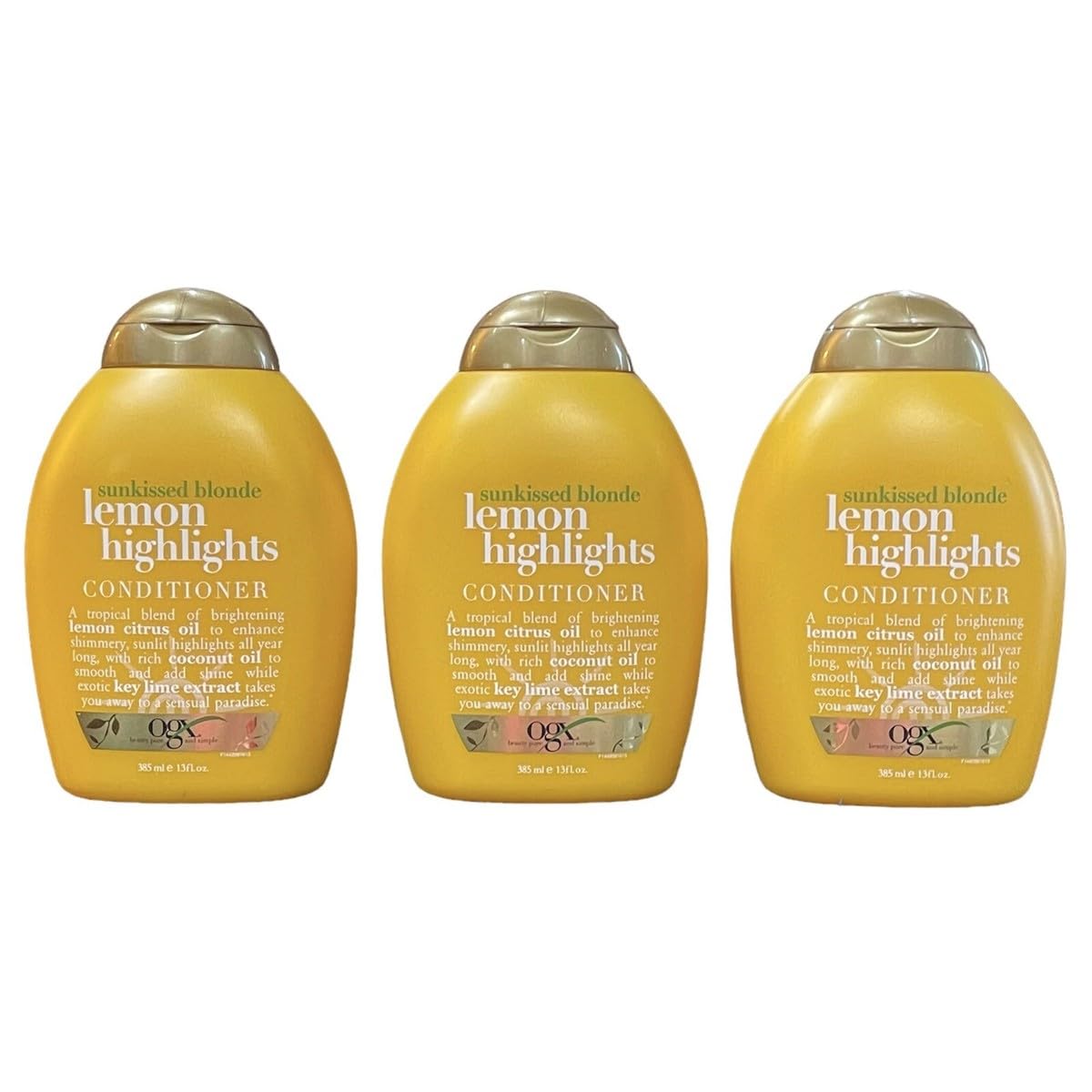 Amazon.com : Ogx Sunkissed Blonde Lemon Highlights Conditioner