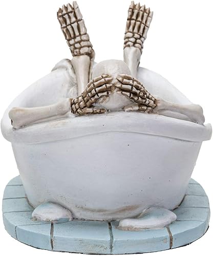 Miniatura 4 de Pacific Giftware Life After Death Skull in the Bath Tub After Life Collection - Figura de resina para decoración del hogar