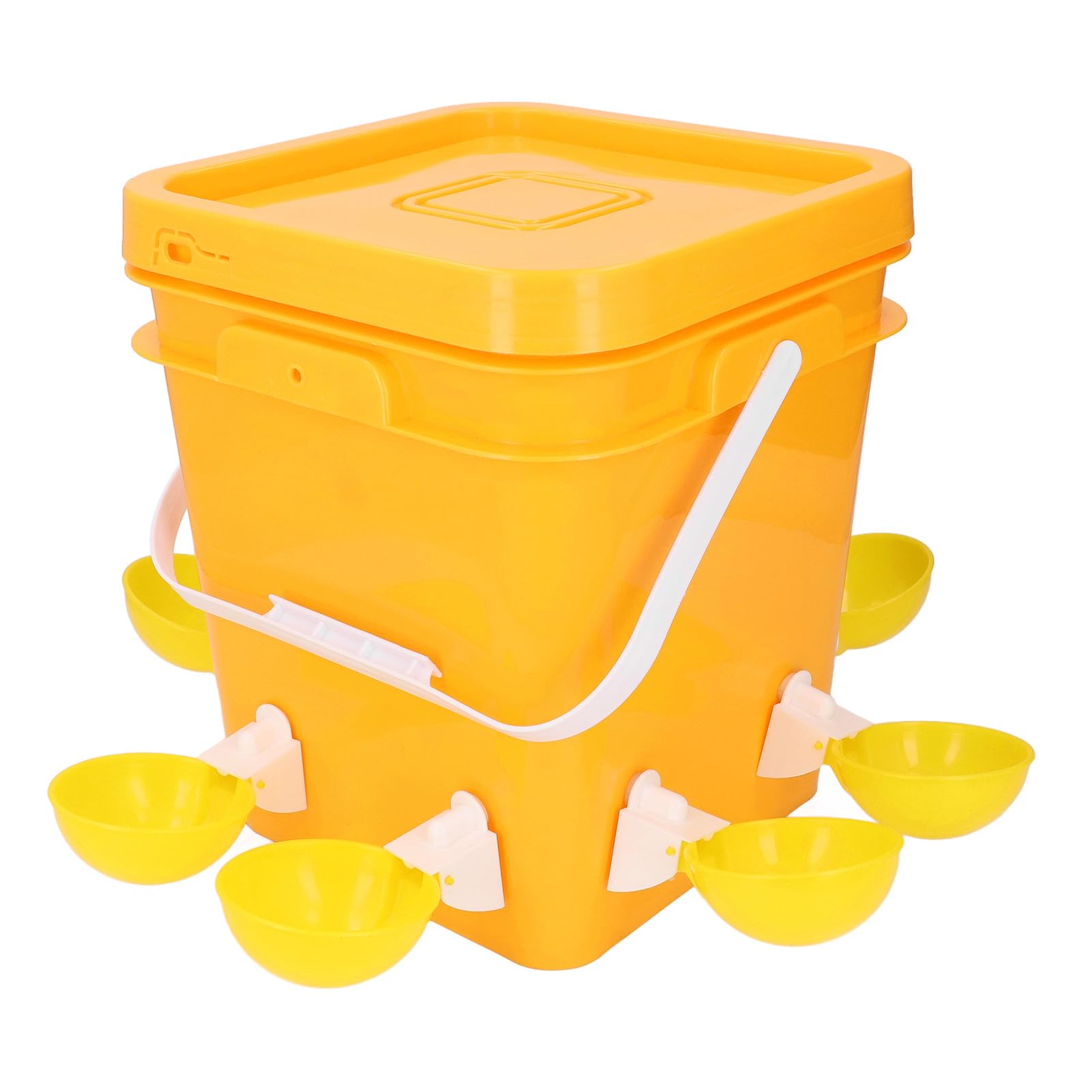 Rosvola Abbeveratoio Automatico per Polli, Grande Capacità (Yellow Water