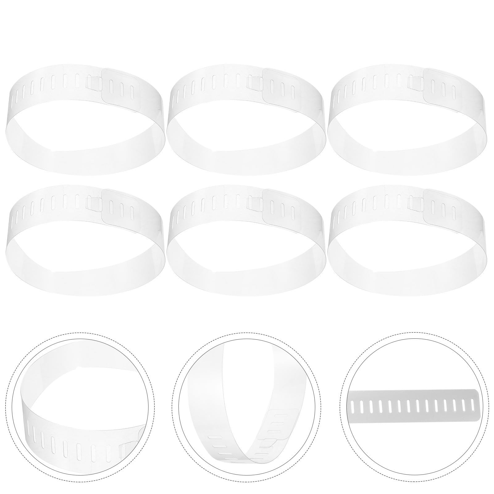 Transparente Kragenstäbchen Kunststoff 100 Stück Flexibel Verstellbar Hemdkragen Kragenhalter Businesshemden Herren Damen 3,5 x 51 cm