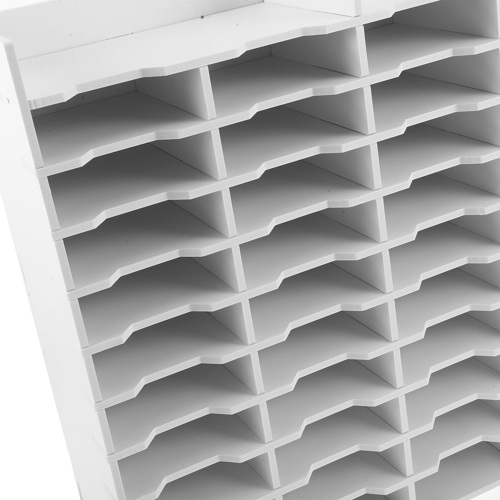 MAGICLULU Organizzatore Verticale per Pennarelli con 40 Scomparti in Plastica PP Compatto Porta Penne per Ufficio e Area Creativa Casa