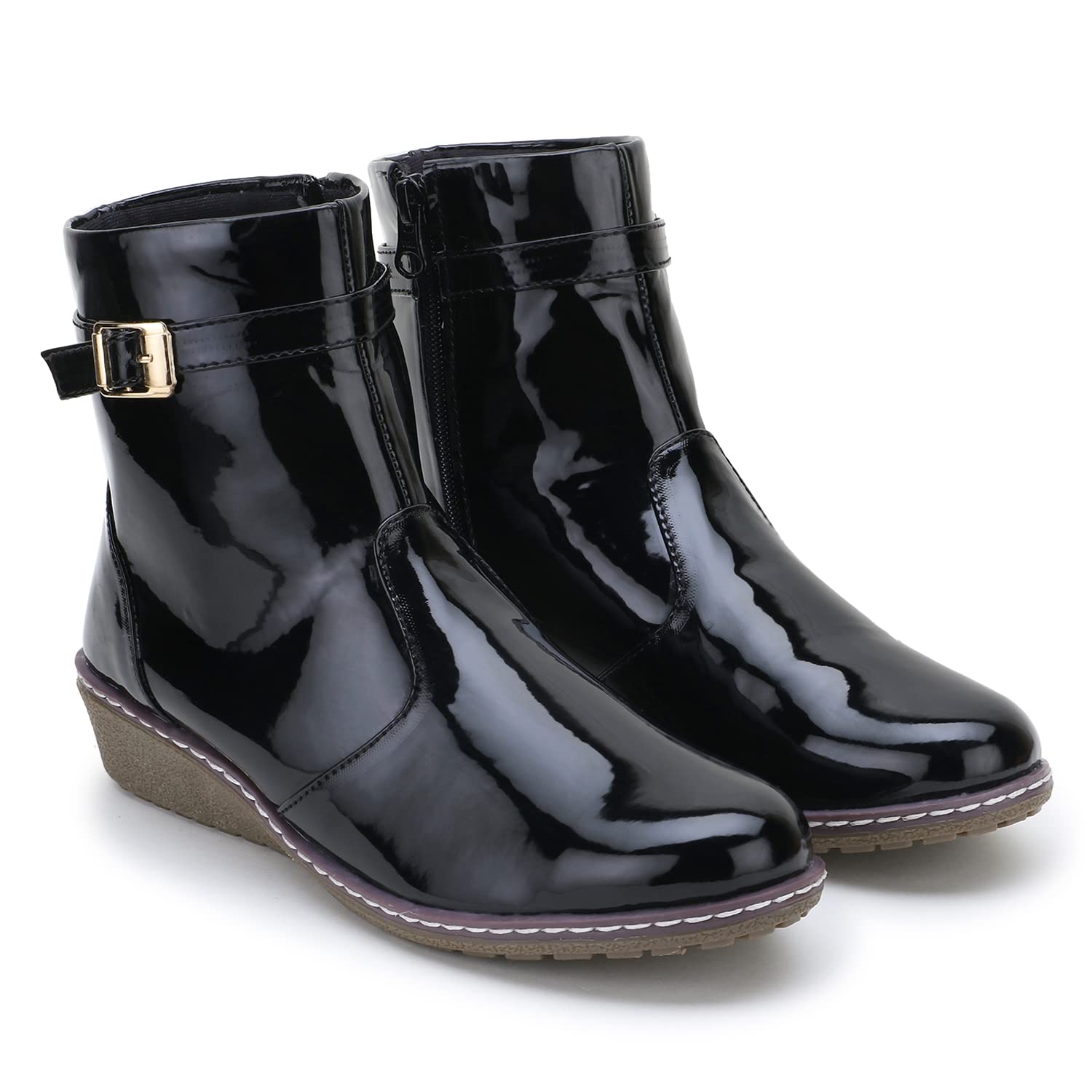 DEEANNE LONDON Womens (DN-51) Black Glossy Boots (37) (B09RWZ737C) Amazon Price History, Amazon Price Tracker