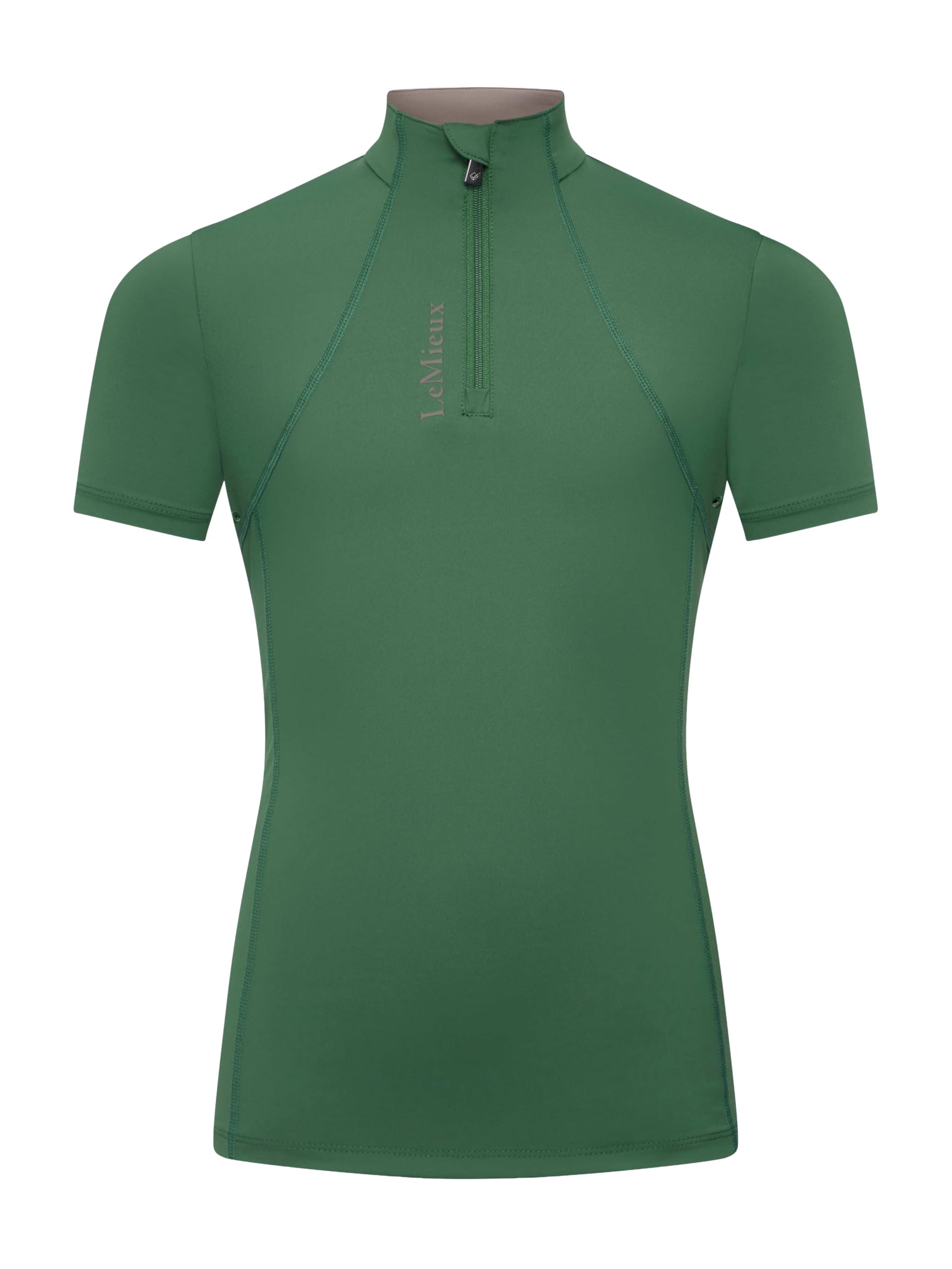 Lemieux Hunter Green Young Rider Classique Short Sleeve Base Layer - Childrens Equestrian Horse Riding Top - 9-10Years