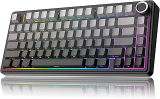 Top 10 claviers méca 2026 MechLands Aula F75 PRO 75% Custom Creamy Clavier de jeu mécanique sans fil, BT5.0/USB-C/2,