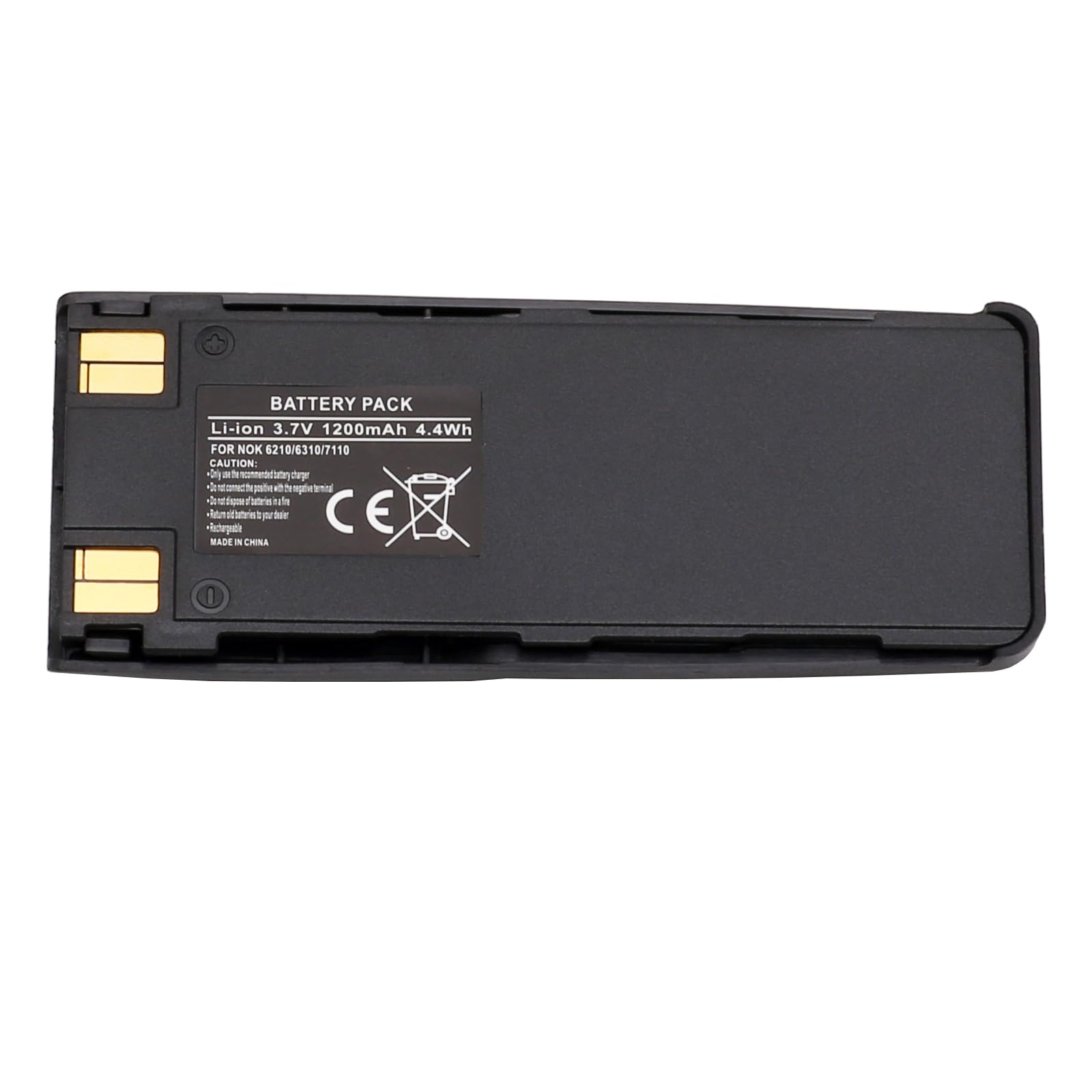 Fayerkar Li-Ion Battery Compatible with Mobile Phone Smartphone Nokia 6210, 6310, 7110 Replacement for BLS-2, BLS-2N, BLS-4, BMS-2S, BPS-2 (1200 mAh, 3.7 V)