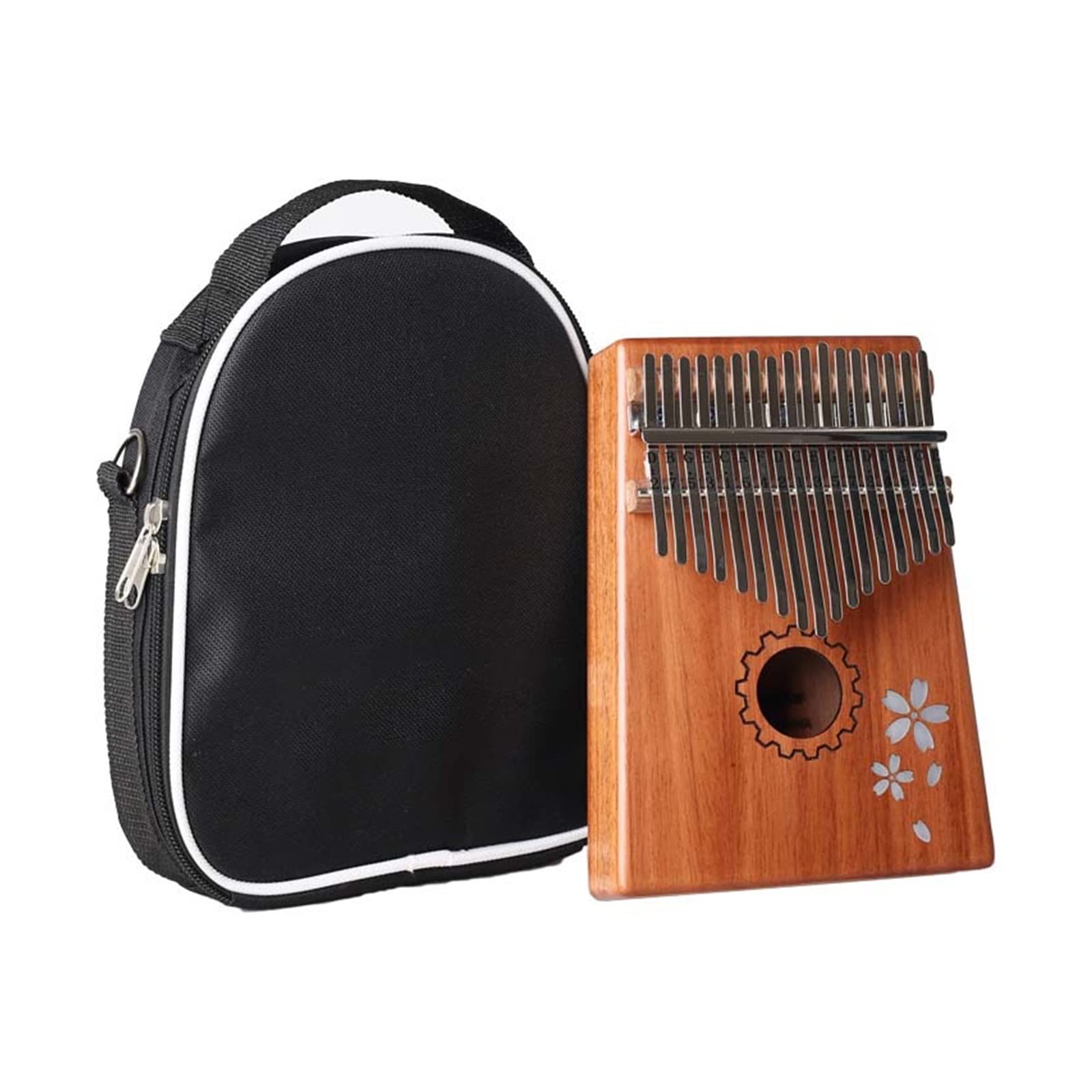 alumno Kalimba Kalimba 17 Teclas Thumb Piano Pianoforte Instrumentos Musicales (Color : B)