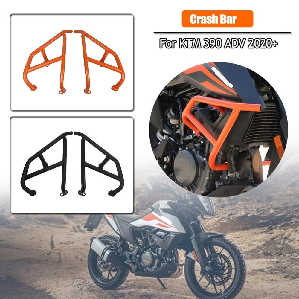 bloków zderzaka Pasuje do KTM 390 ADV Duke Adventure Osłona silnika Crash Bar Motocykl Ochrona przed upadkiem 2020-2023 Gmoli Motocyklowych