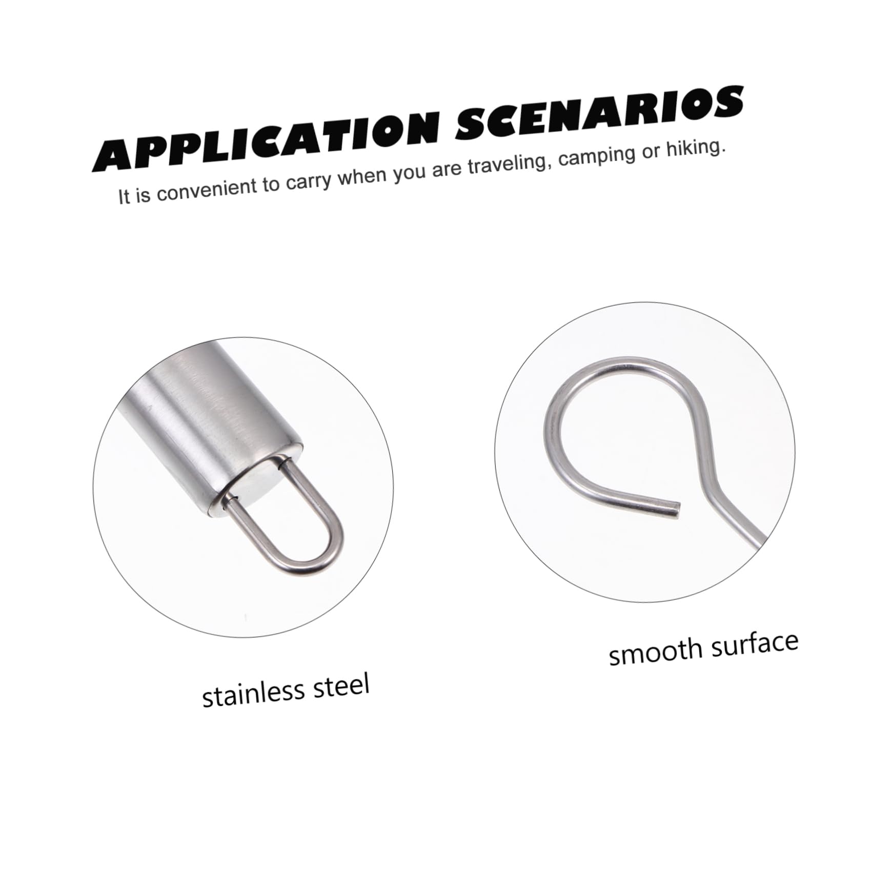 Abaodam Attrezzi Per Barbecue in Acciaio Inox Utensili Da Barbecue Portatili Per Esterni Accessori Per Borsa Per Organizzare