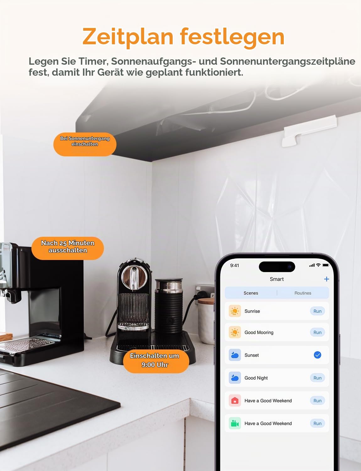 Refoss WLAN Steckdose funktioniert mit Apple HomeKit, Zeitschaltuhr Steckdose mit Verbrauchsmessung, Smart Steckdose mit Fernbedienung, Stromzähler Balkonkraftwerk, mit Alexa, Google, 4 Stück